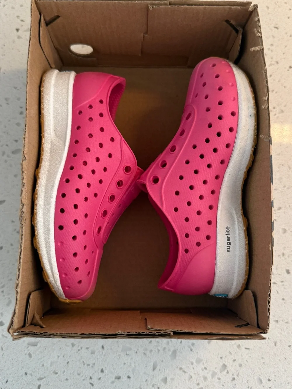 Native Robbie Sugarlite Pink Toddler Shoes
